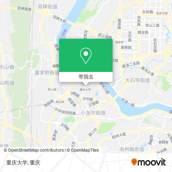 重庆大学地图