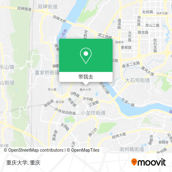 重庆大学地图