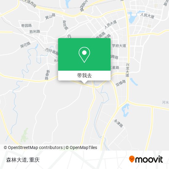 森林大道地图
