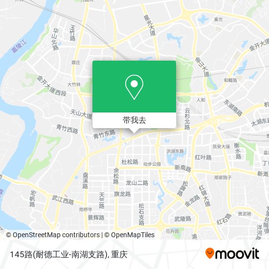 145路(耐德工业-南湖支路)地图