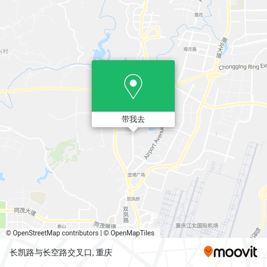 长凯路与长空路交叉口地图