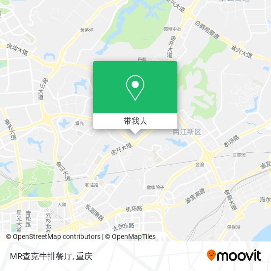 MR查克牛排餐厅地图