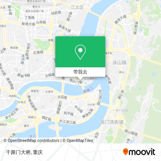 千厮门大桥地图