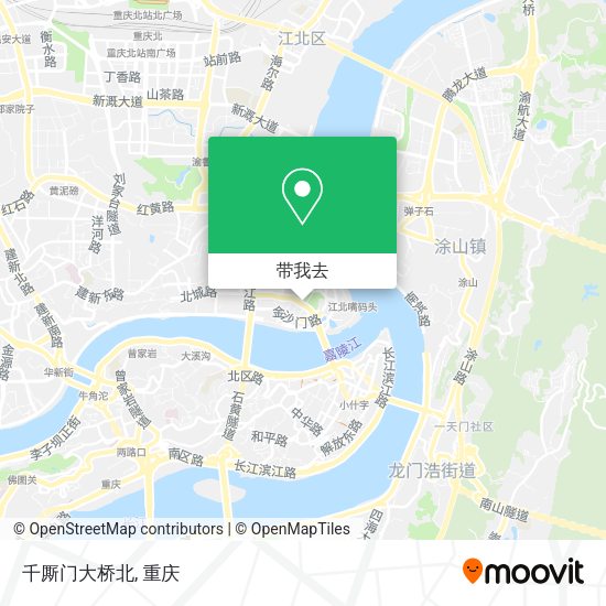 千厮门大桥北地图