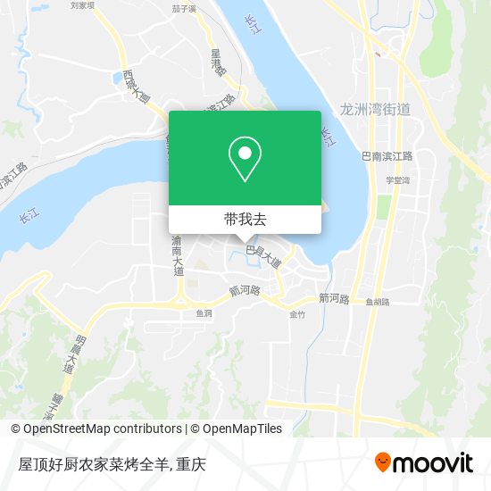 屋顶好厨农家菜烤全羊地图
