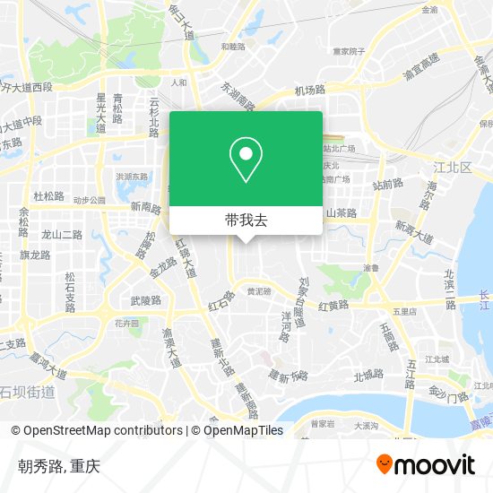 朝秀路地图
