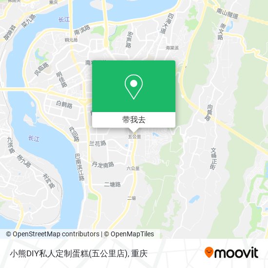 小熊DIY私人定制蛋糕(五公里店)地图