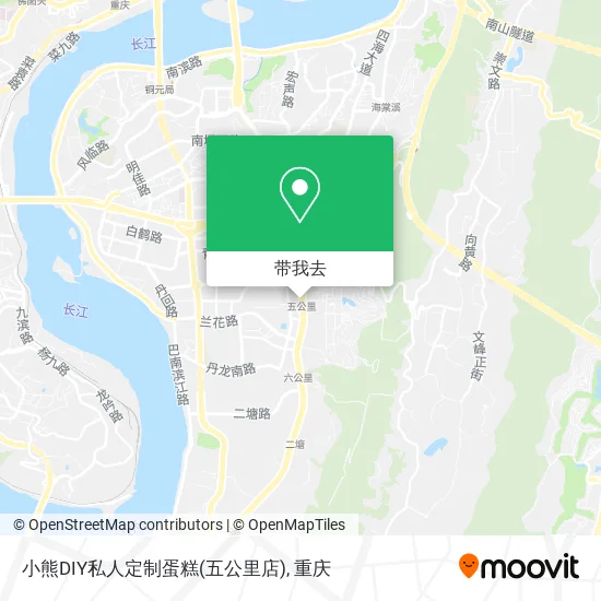 小熊DIY私人定制蛋糕(五公里店)地图