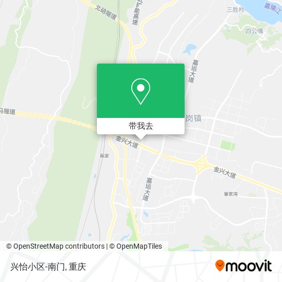兴怡小区-南门地图