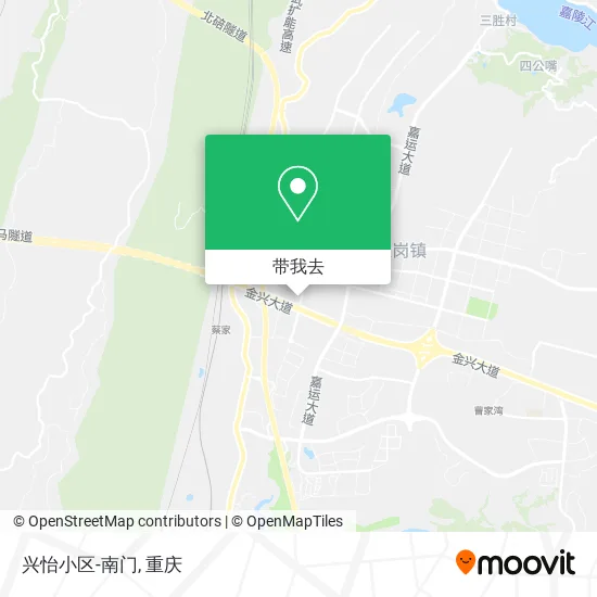 兴怡小区-南门地图