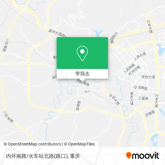 内环南路/火车站北路(路口)地图