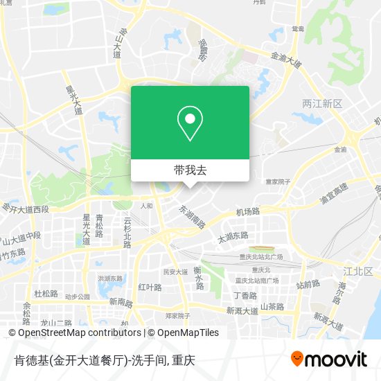 肯德基(金开大道餐厅)-洗手间地图