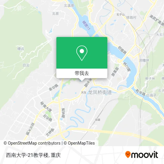 西南大学-21教学楼地图
