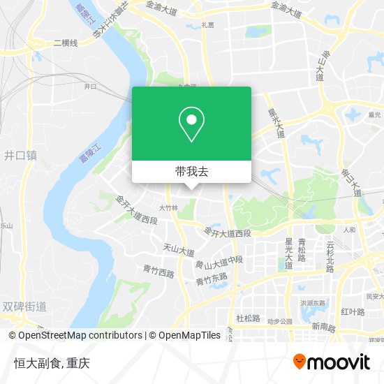 恒大副食地图