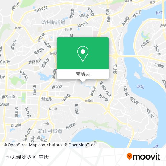 恒大绿洲-A区地图