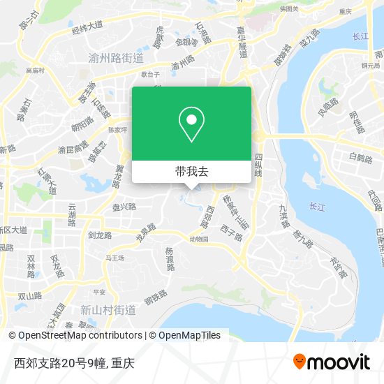 西郊支路20号9幢地图