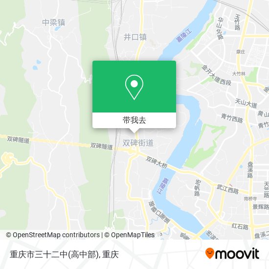 重庆市三十二中(高中部)地图