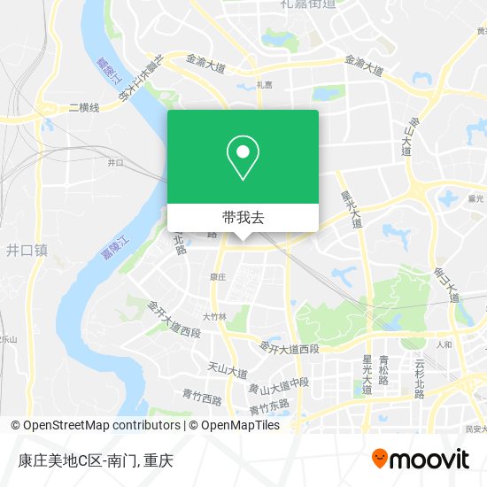 康庄美地C区-南门地图