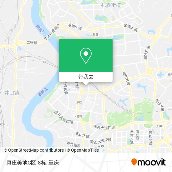 康庄美地C区-8栋地图