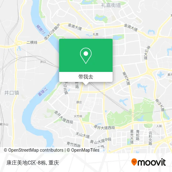 康庄美地C区-8栋地图