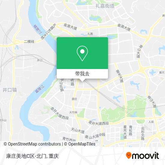 康庄美地C区-北门地图