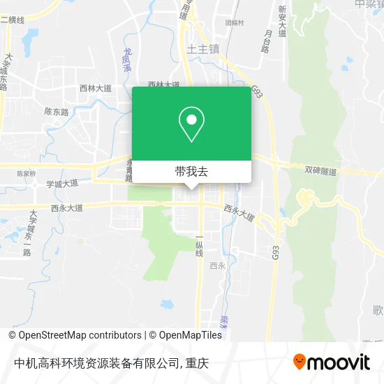 中机高科环境资源装备有限公司地图
