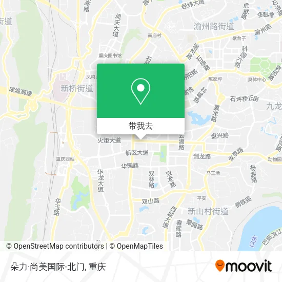 朵力·尚美国际-北门地图