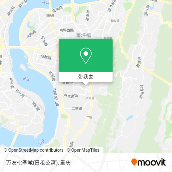 万友七季城(日租公寓)地图