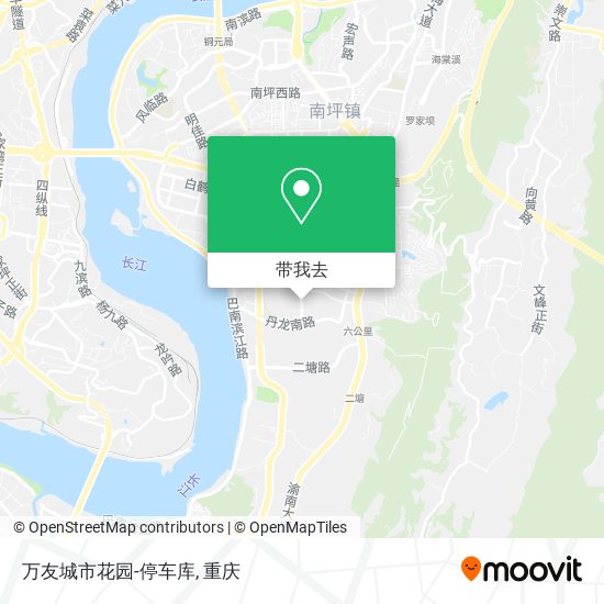 万友城市花园-停车库地图