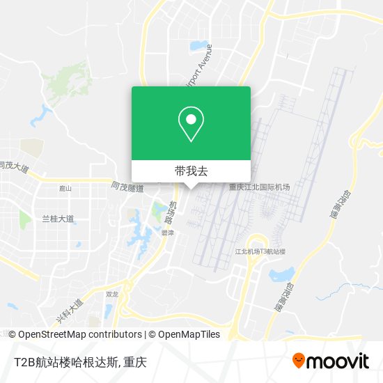 T2B航站楼哈根达斯地图