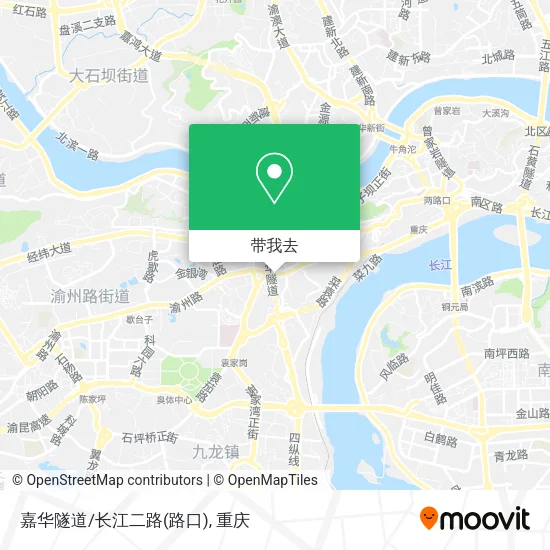 嘉华隧道/长江二路(路口)地图