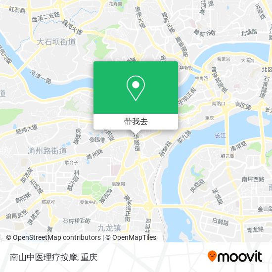 南山中医理疗按摩地图