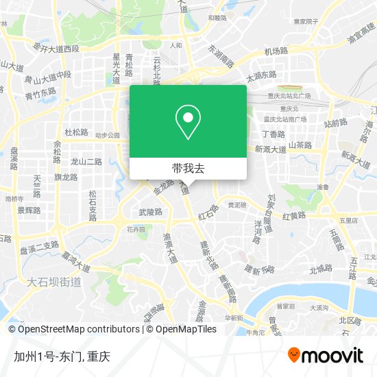 加州1号-东门地图