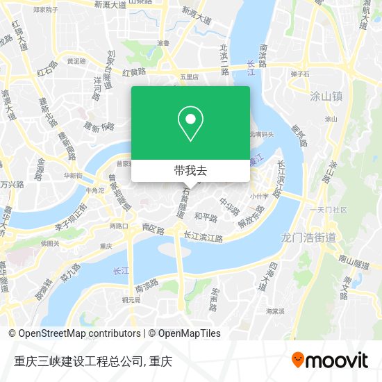 重庆三峡建设工程总公司地图