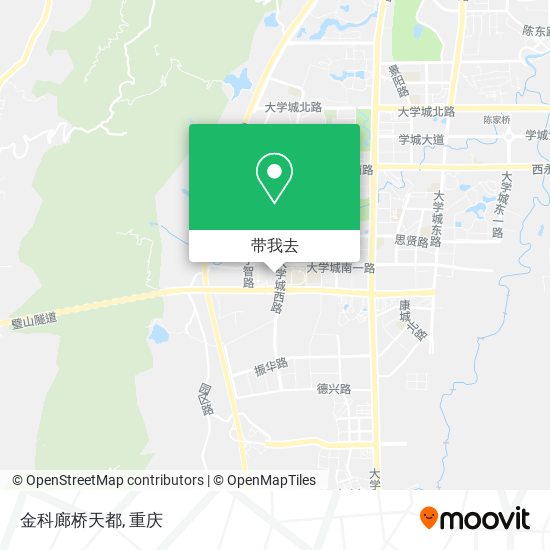金科廊桥天都地图