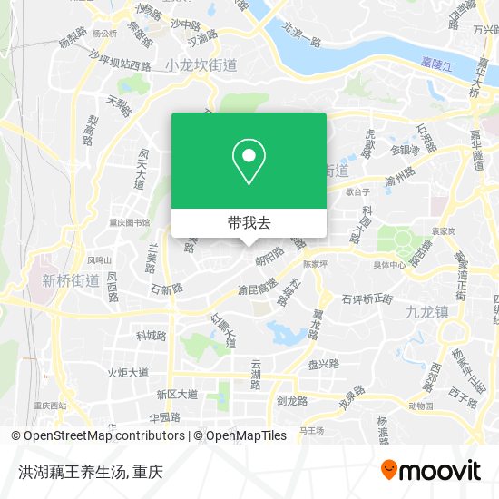 洪湖藕王养生汤地图