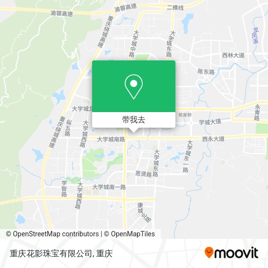重庆花影珠宝有限公司地图