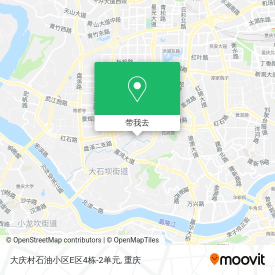 大庆村石油小区E区4栋-2单元地图