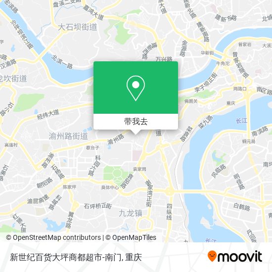 新世纪百货大坪商都超市-南门地图