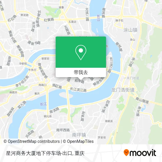 星河商务大厦地下停车场-出口地图
