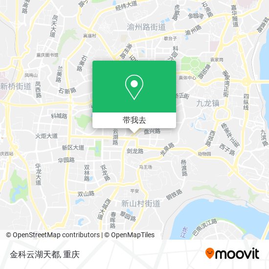 金科云湖天都地图