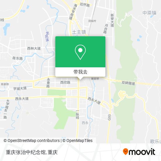 重庆张治中纪念馆地图