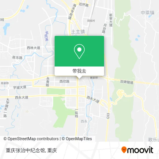 重庆张治中纪念馆地图