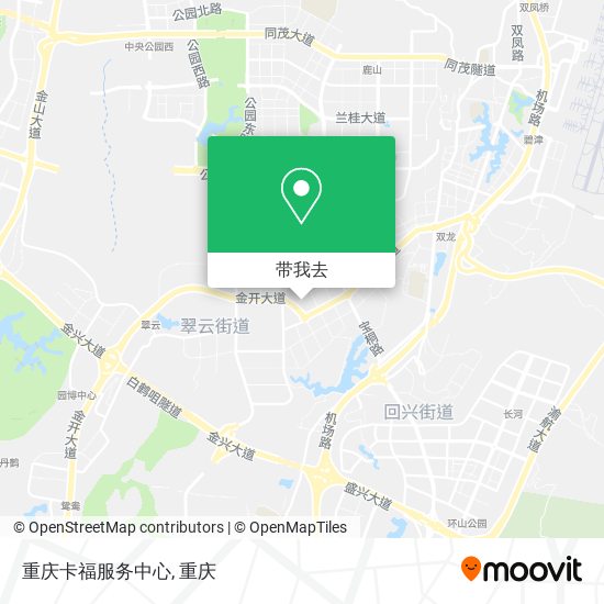 重庆卡福服务中心地图
