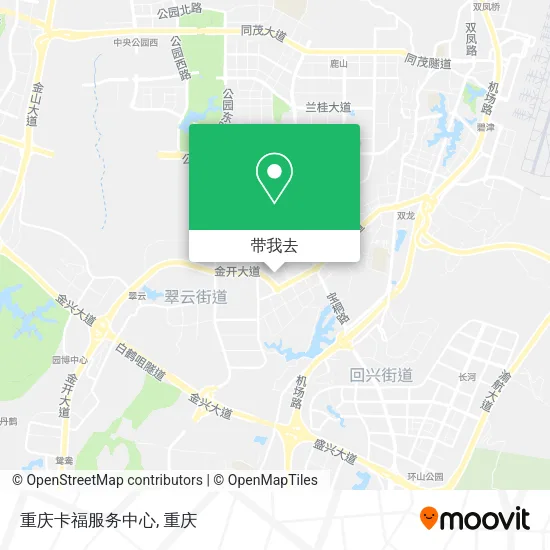 重庆卡福服务中心地图