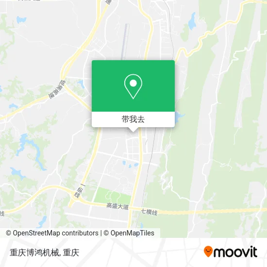 重庆博鸿机械地图