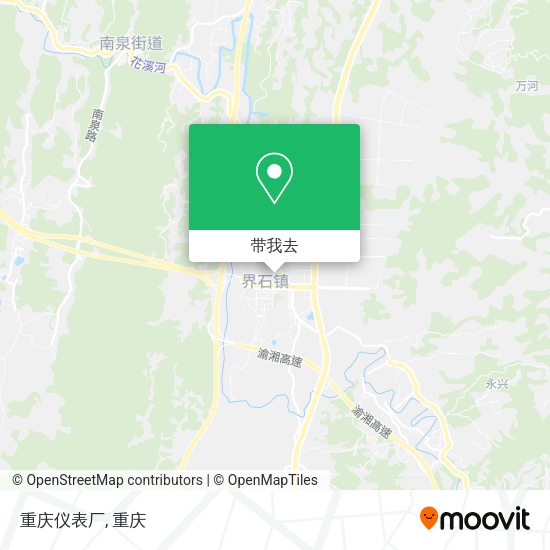重庆仪表厂地图