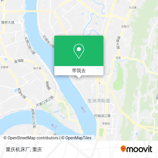 重庆机床厂地图