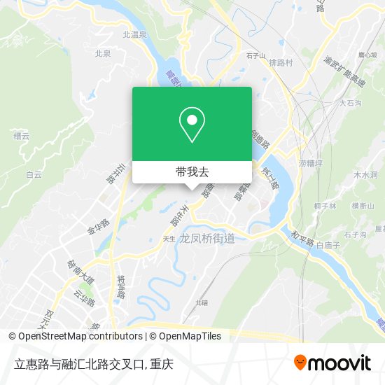 立惠路与融汇北路交叉口地图
