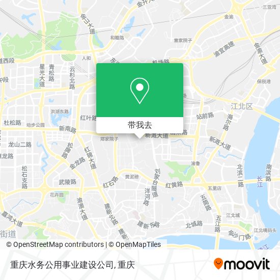 重庆水务公用事业建设公司地图